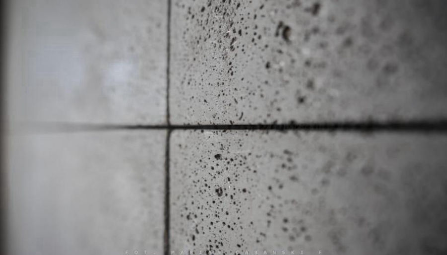 Concrete wall panel surface and joint detail